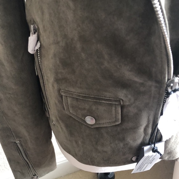 Blank NYC Suede Moto Jacket (Size Medium) NWT - Picture 10 of 15